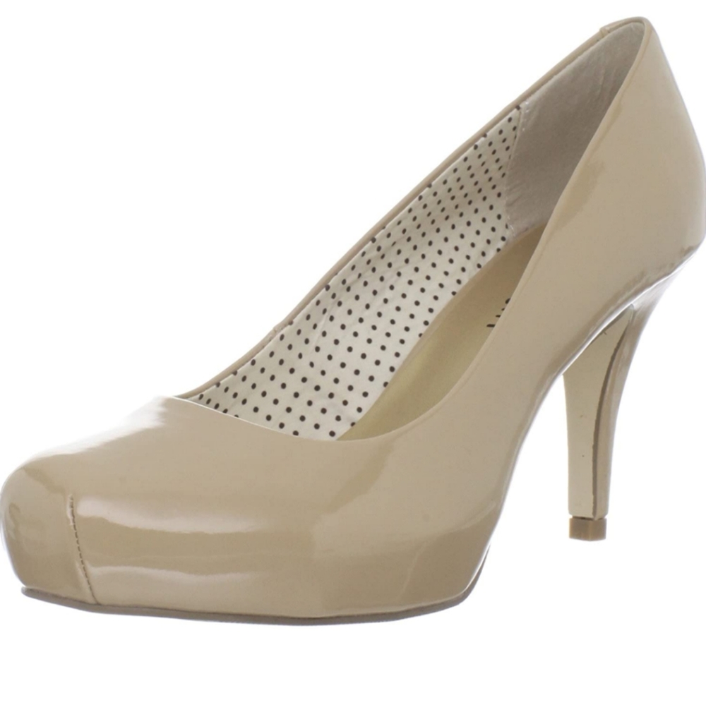 Madden Girl Getta Nude Heels - Size 7